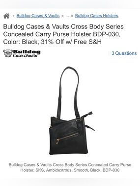 Concealed Carry Purse